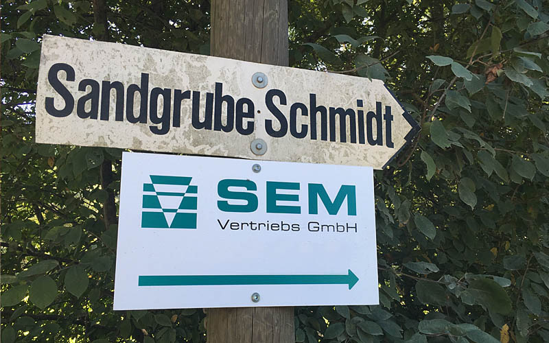 Sandgrube Schmidt in Forkendorf